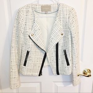 White and black jacket/blazer